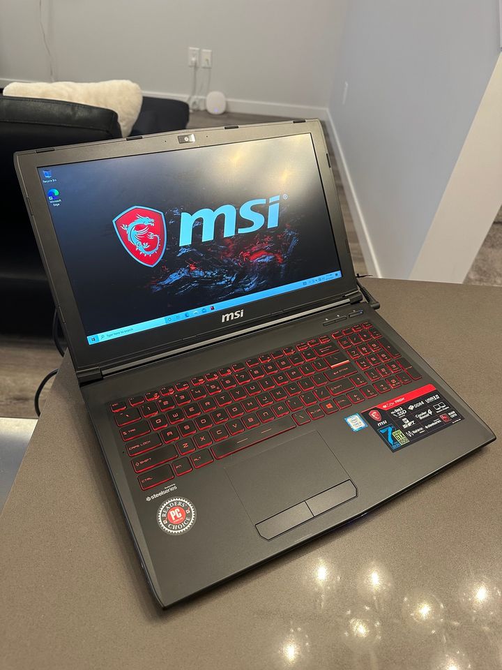 MSI Gaming Laptop-Core i5 QUAD/8GB RAM-1TB/NVIDIA GTX/STEELSERIES Keyboard - thelaptopshop.ca