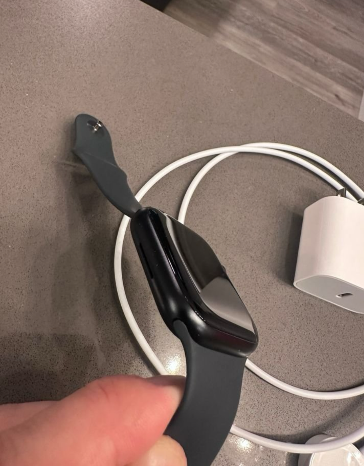Apple Watch Series 9 (GPS + Cellular) 45mm Midnight + Charger