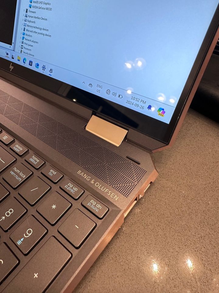 HP Spectre x360 15" 4K Touch Black/ Gold - Core i7 Quad Core - 16GB Ram- 512 SSD