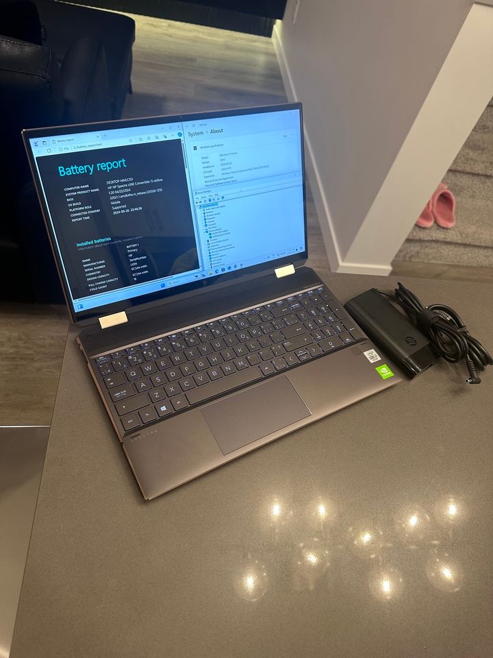HP Spectre x360 15" 4K Touch Black/ Gold - Core i7 Quad Core - 16GB Ram- 512 SSD