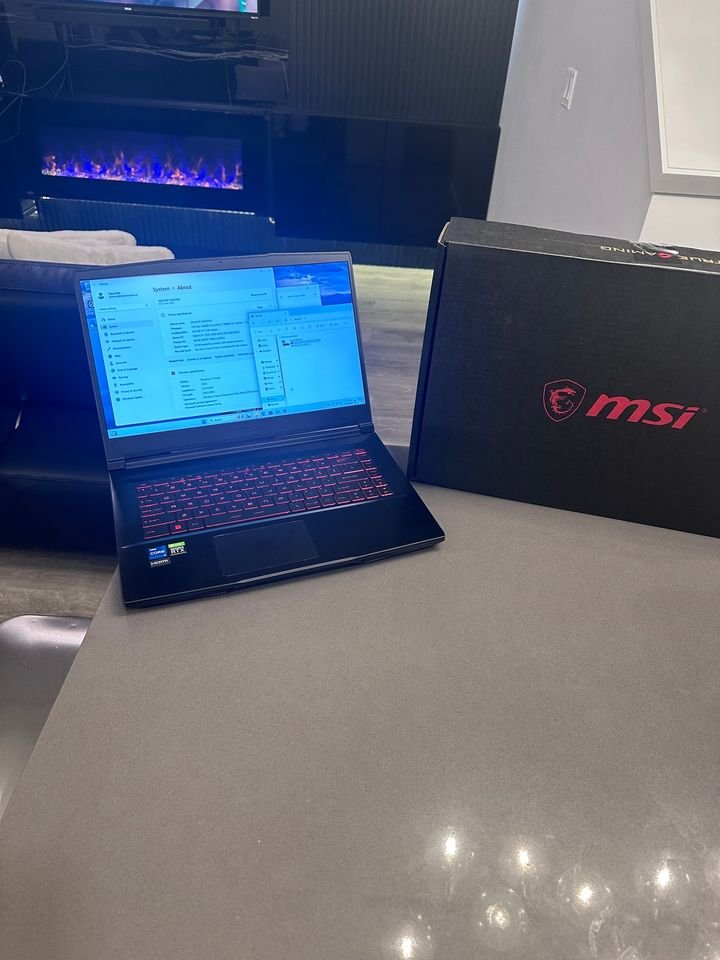 2022 MSI GF63 Thin 144Hz / 8 CORE Intel Core i7-11800H, 16GB RAM, 512GB SSD/ RTX 3050Ti / 