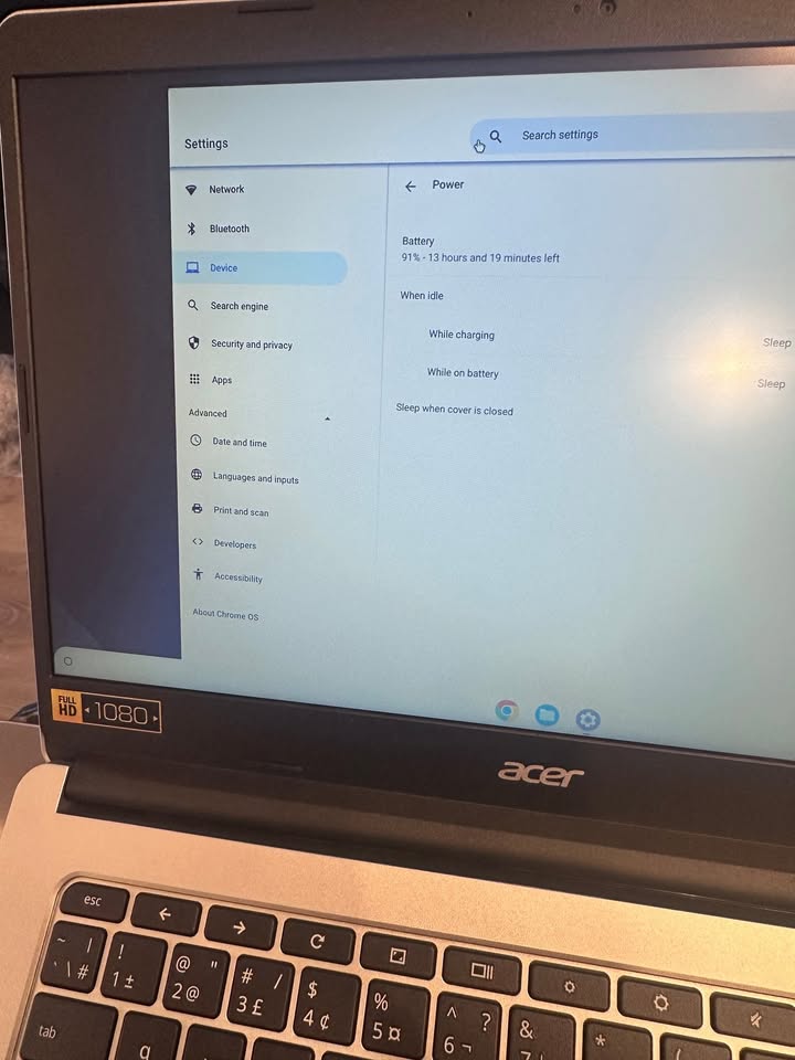 2023 Acer Chromebook 14” Full HD 1080p, 8 Core/128GB/ 8GB Chrome OS