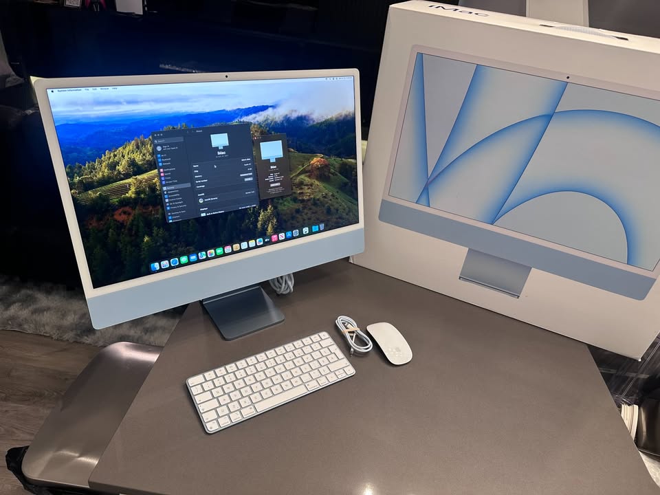 2021 Apple iMac 24" 4.5K Retina / M1 8 CORE / 256GB / 8GB