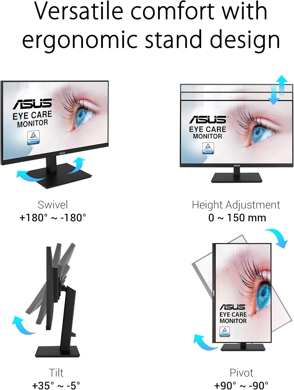 NEW Sealed - ASUS 27” Monitor, 1080P HDMI