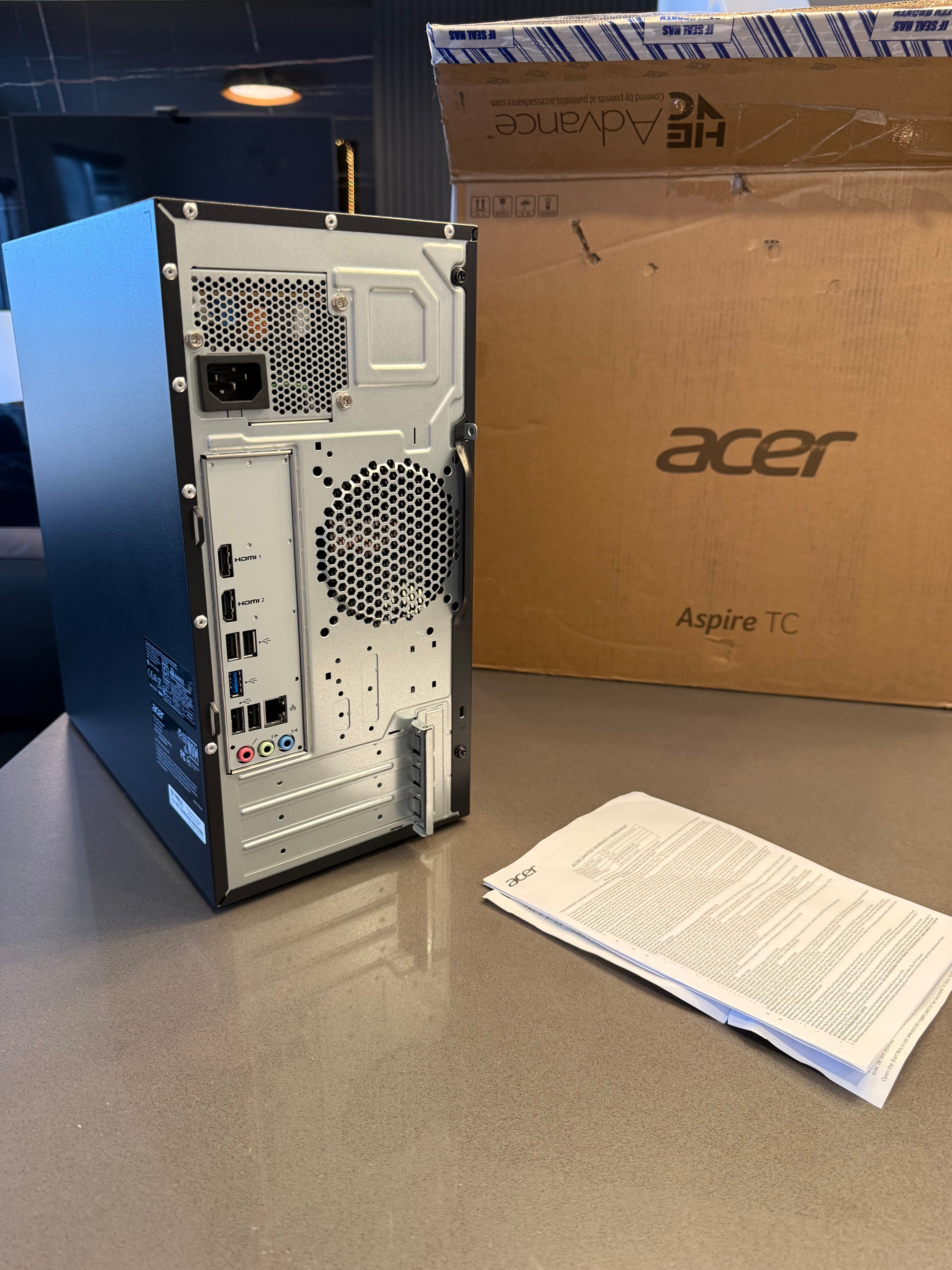 Mid 2025 - Acer Tower 18L Desktop - Intel Core i5-14400 10 CORE - 1TB SSD - 16GB RAM - Windows 11