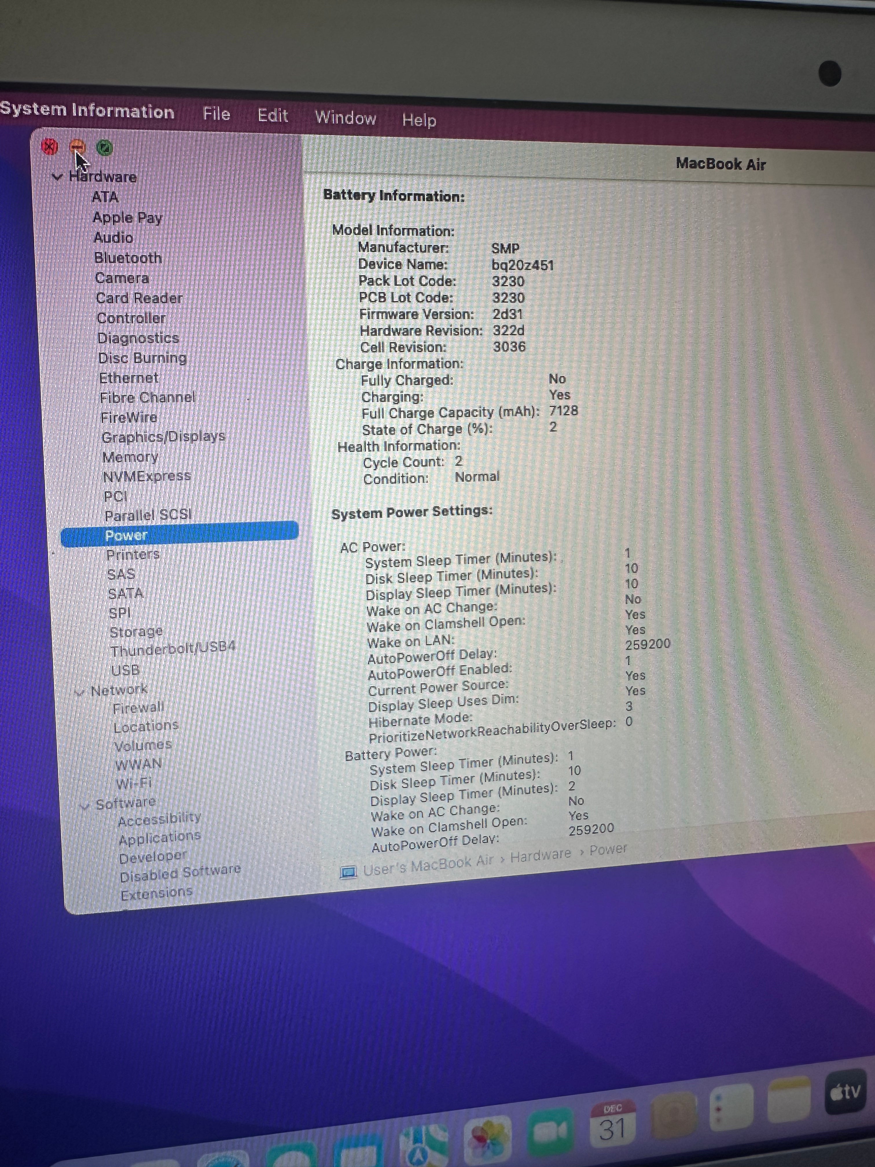 2015 Apple Macbook Air Core i7 *NEW BATTERY*/8GB RAM/256GB 