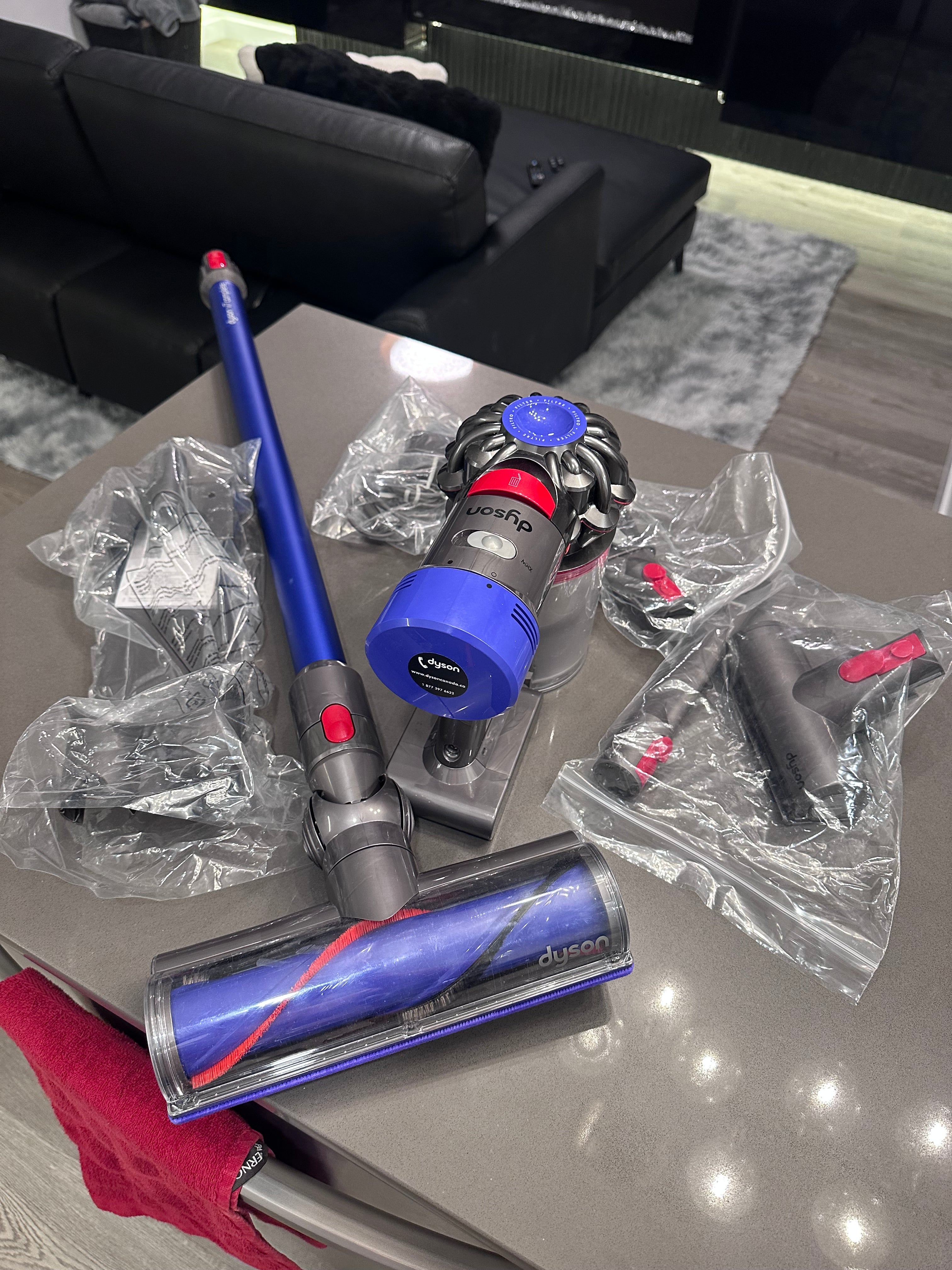 Dyson V7 Complete Cordless Stick Vacuum - Iron/ Blue
