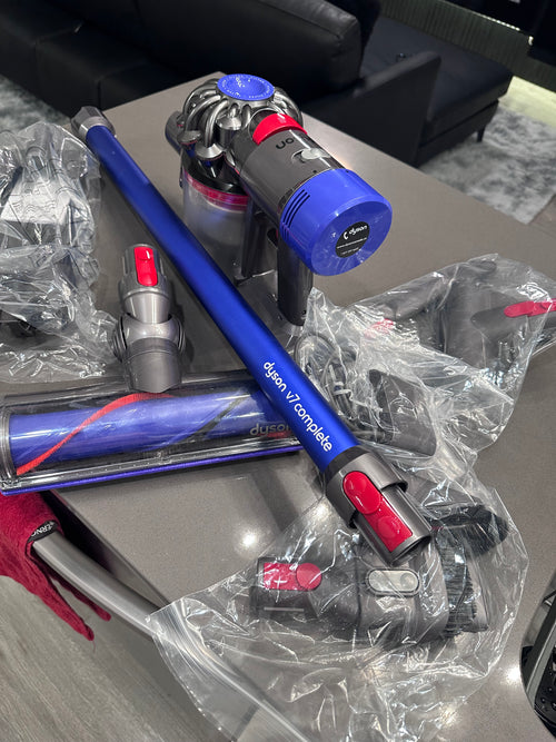 Dyson V7 Complete Cordless Stick Vacuum - Iron/ Blue