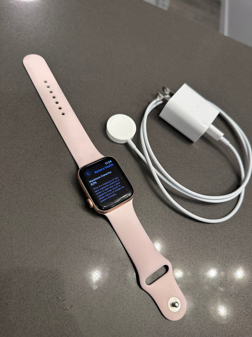Apple Watch Series 6 44mm Gold/Pink Band+ Charger