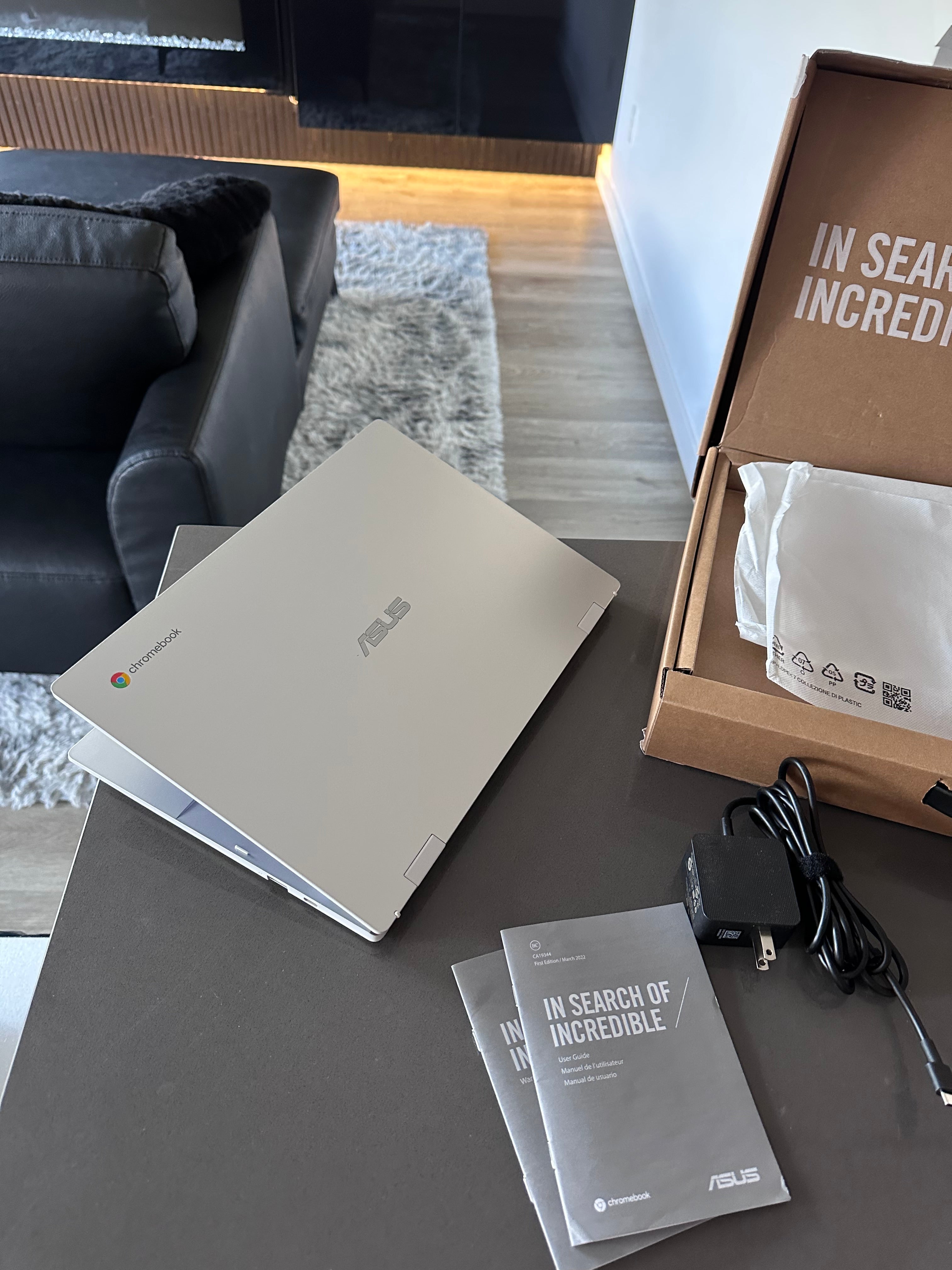 2024 Asus Chromebook, 14" FHD NanoEdge Display, Intel DUAL Core
