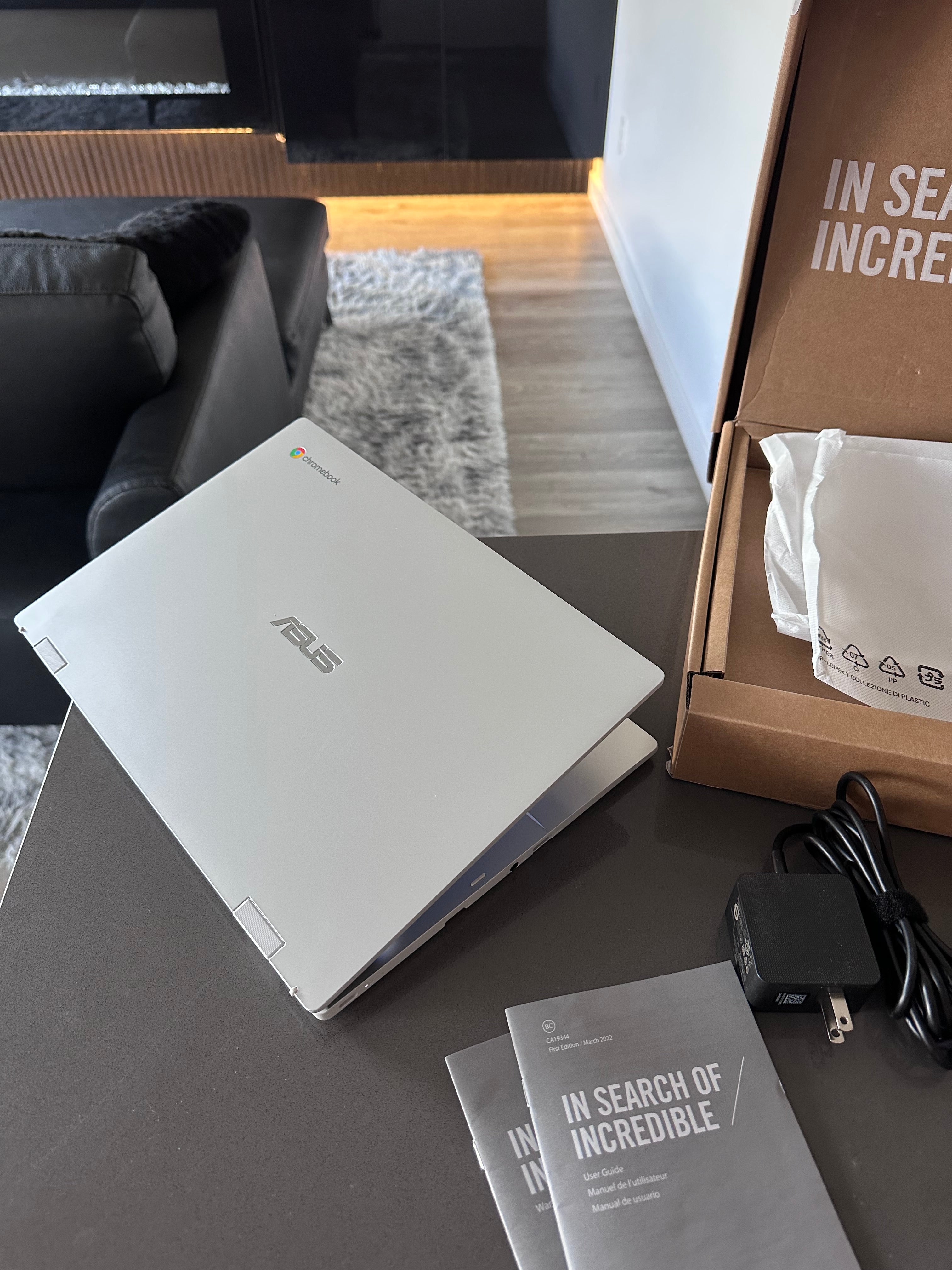 2024 Asus Chromebook, 14" FHD NanoEdge Display, Intel DUAL Core