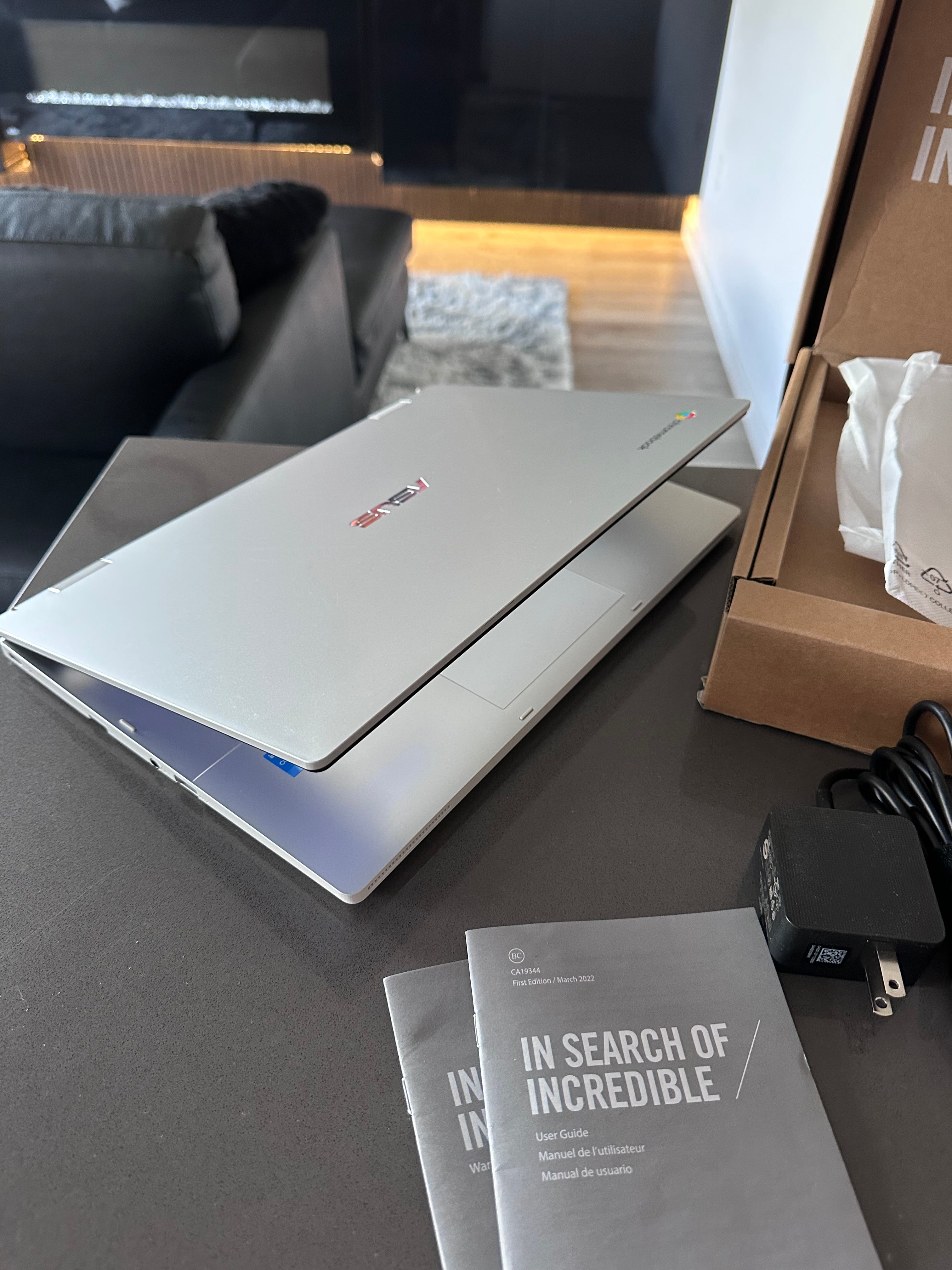 2024 Asus Chromebook, 14" FHD NanoEdge Display, Intel DUAL Core