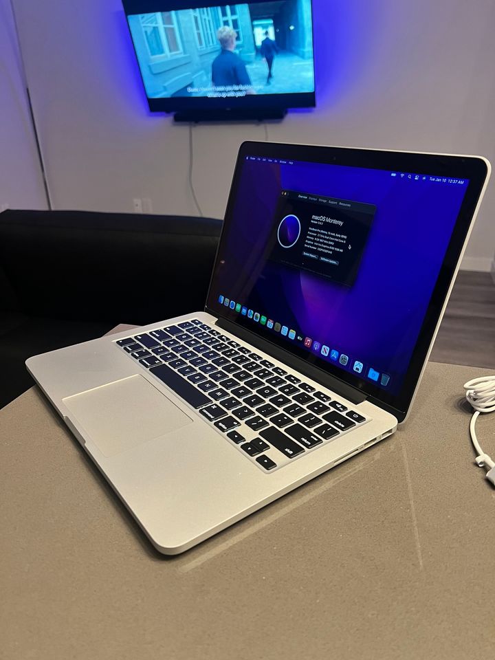 2015 Apple Macbook Pro Retina/Core i5/256GB SSD/8GB macOS Monterey - thelaptopshop.ca