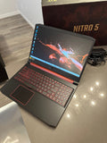 Late 2020 ACER Nitro 5 Gaming Laptop 9TH GEN QUAD CORE/8GB RAM-SSD/NVIDIA GTX