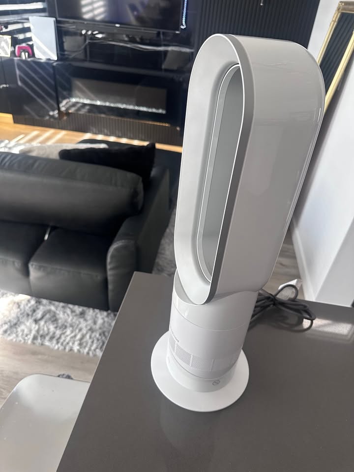 Dyson AM09 Hot + Cool Ceramic Fan Heater - White/Silver