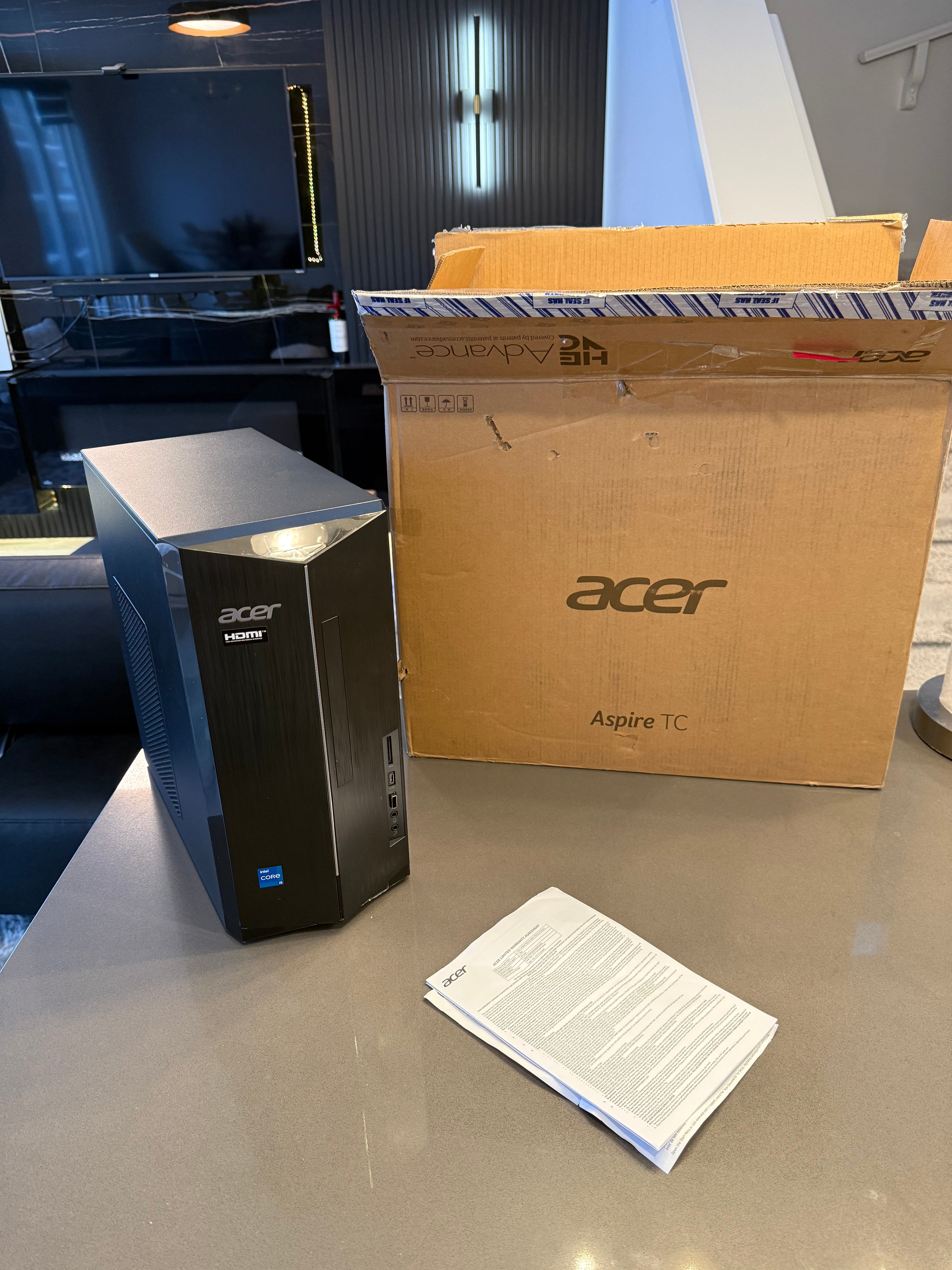 Mid 2025 - Acer Tower 18L Desktop - Intel Core i5-14400 10 CORE - 1TB SSD - 16GB RAM - Windows 11