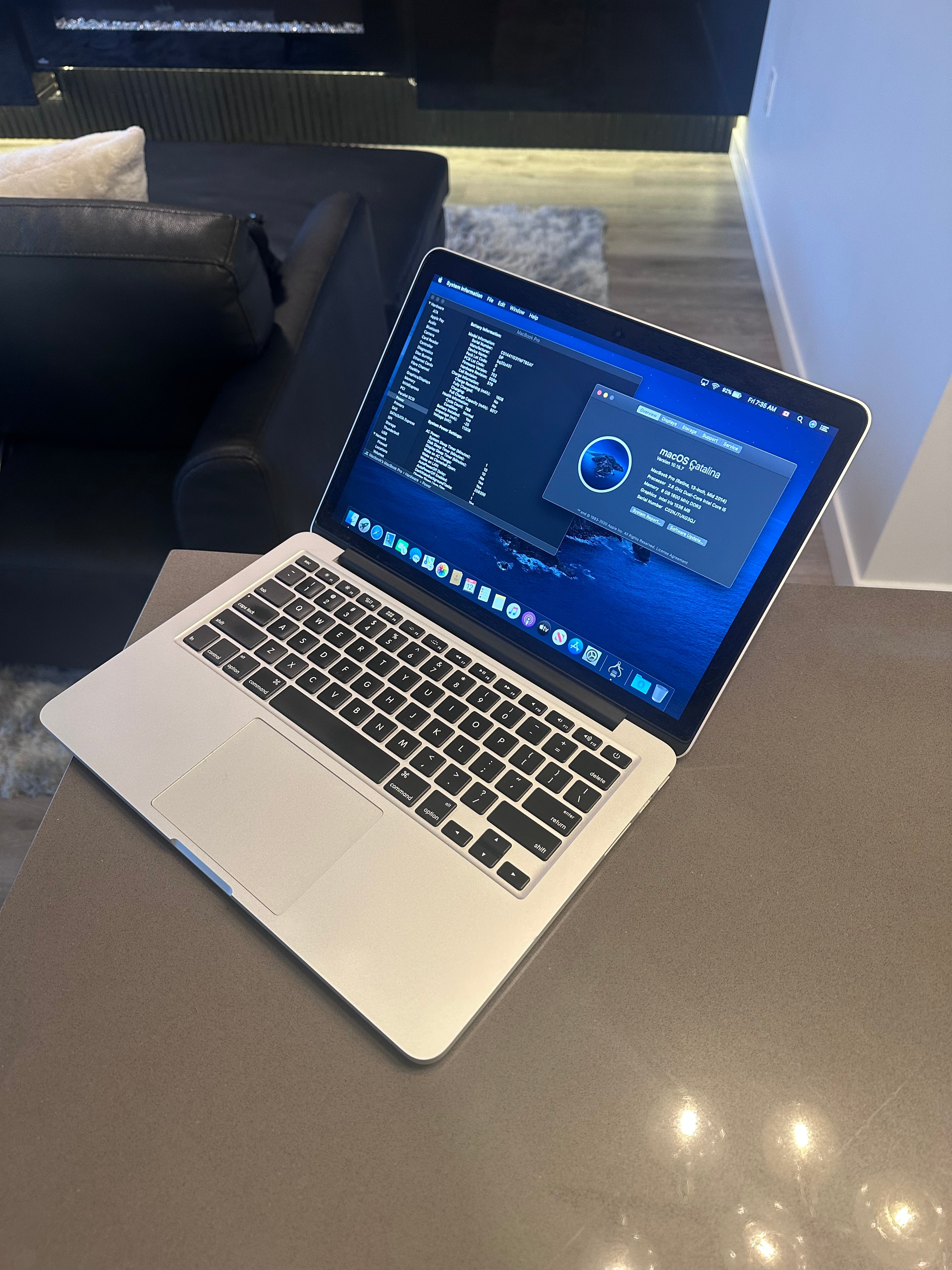 2014 Apple Macbook Pro Retina/Core i5 2.6Ghz /8 GB/&nbsp;