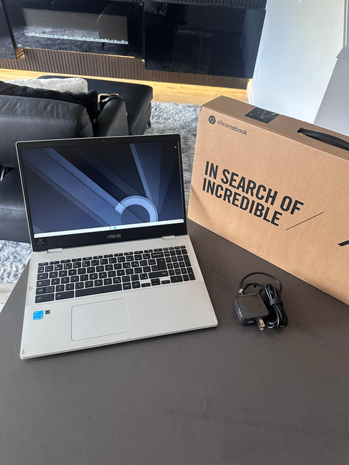 ASUS Chromebook 15.6" Full HD NanoEdge Display, Intel QUAD Core, 64GB, Chrome OS