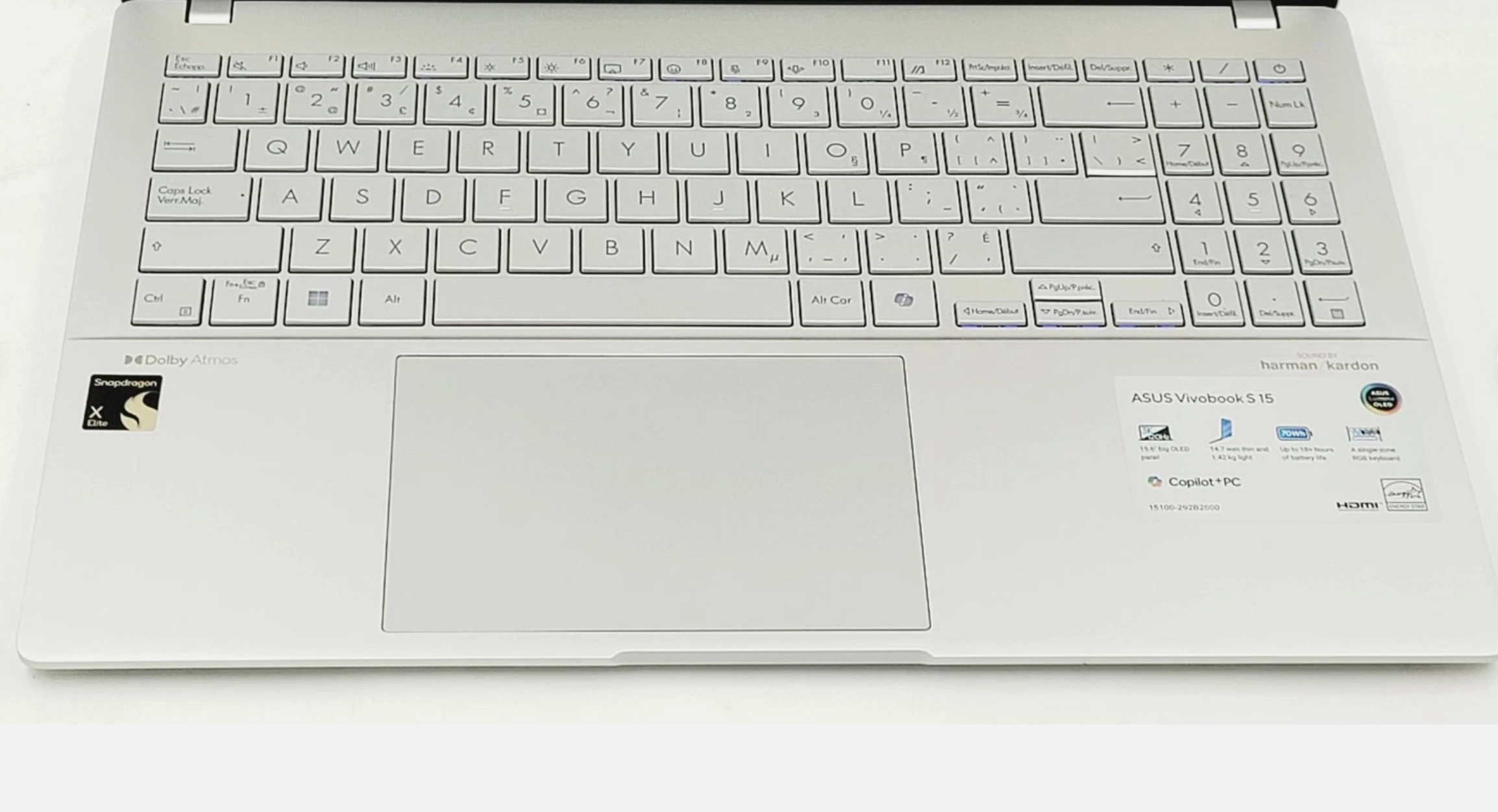 2024 ASUS Vivobook S15 15.6" OLED | Snapdragon X Elite - 16GB RAM - 512GB SSD | Win 11