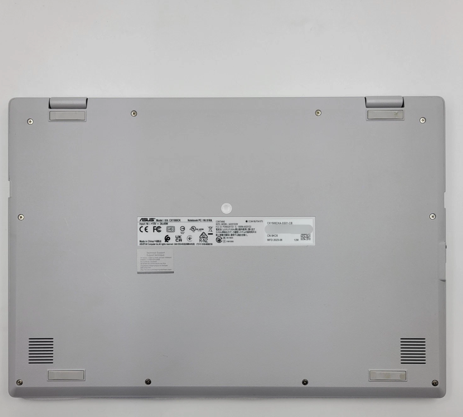 ASUS Chromebook CX1 15.6" | Intel Celeron | 4GB RAM | 64GB