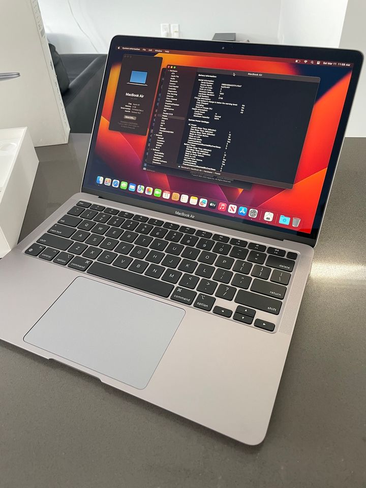 2020 Apple Macbook Air - M1- Box - 12 Cycles! - thelaptopshop.ca